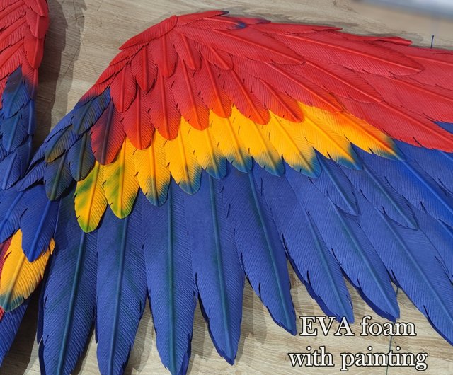 Colorful Parrot Wings